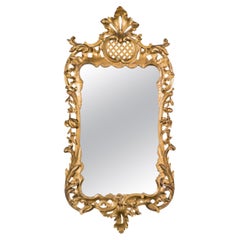 Grand et inhabituel miroir rococo George III