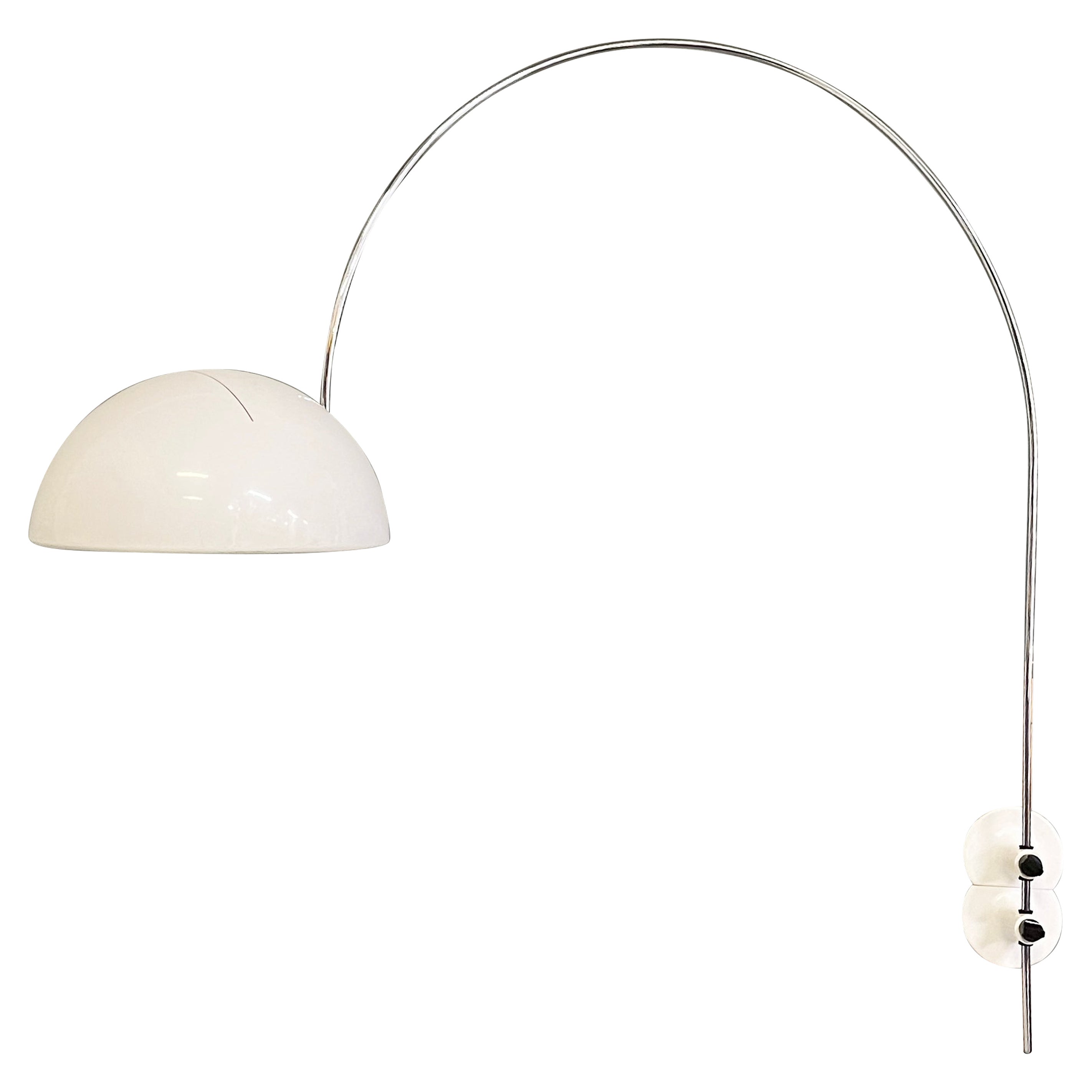 Italian modern Adjustable wall lamp Coupé 1159 by Joe Colombo for O-Luce, 1970s