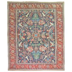 Classic Antique Persian Serapi Carpet 6