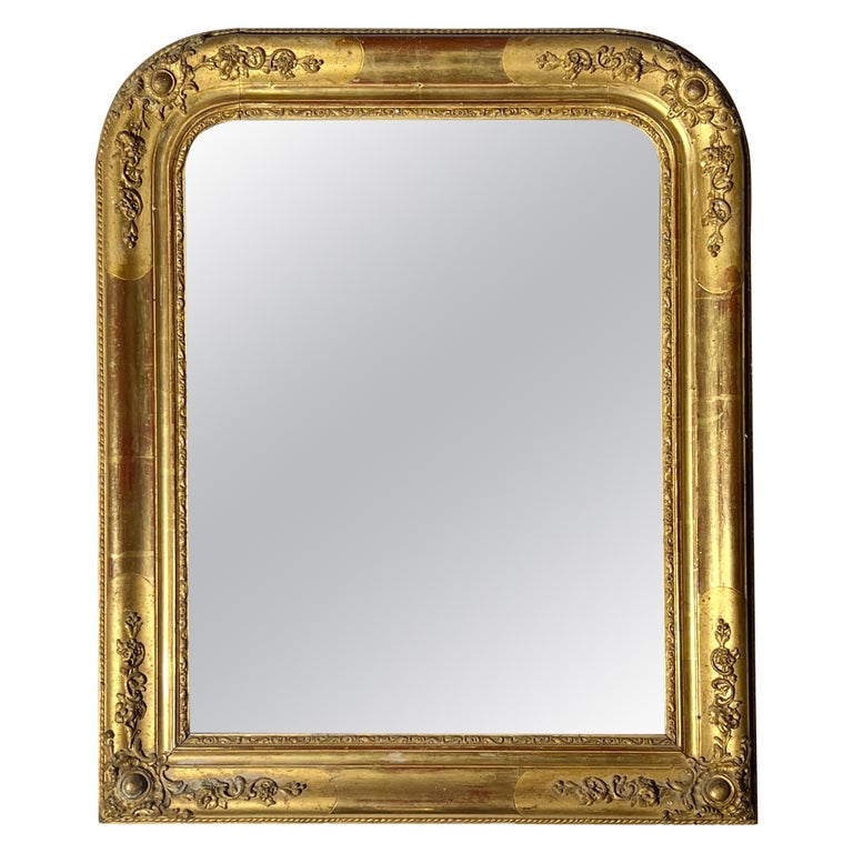 19th Century French Carved and Gilt Louis Philippe Mirror 19th Century French Carved and Gilt Louis Philippe Mirror