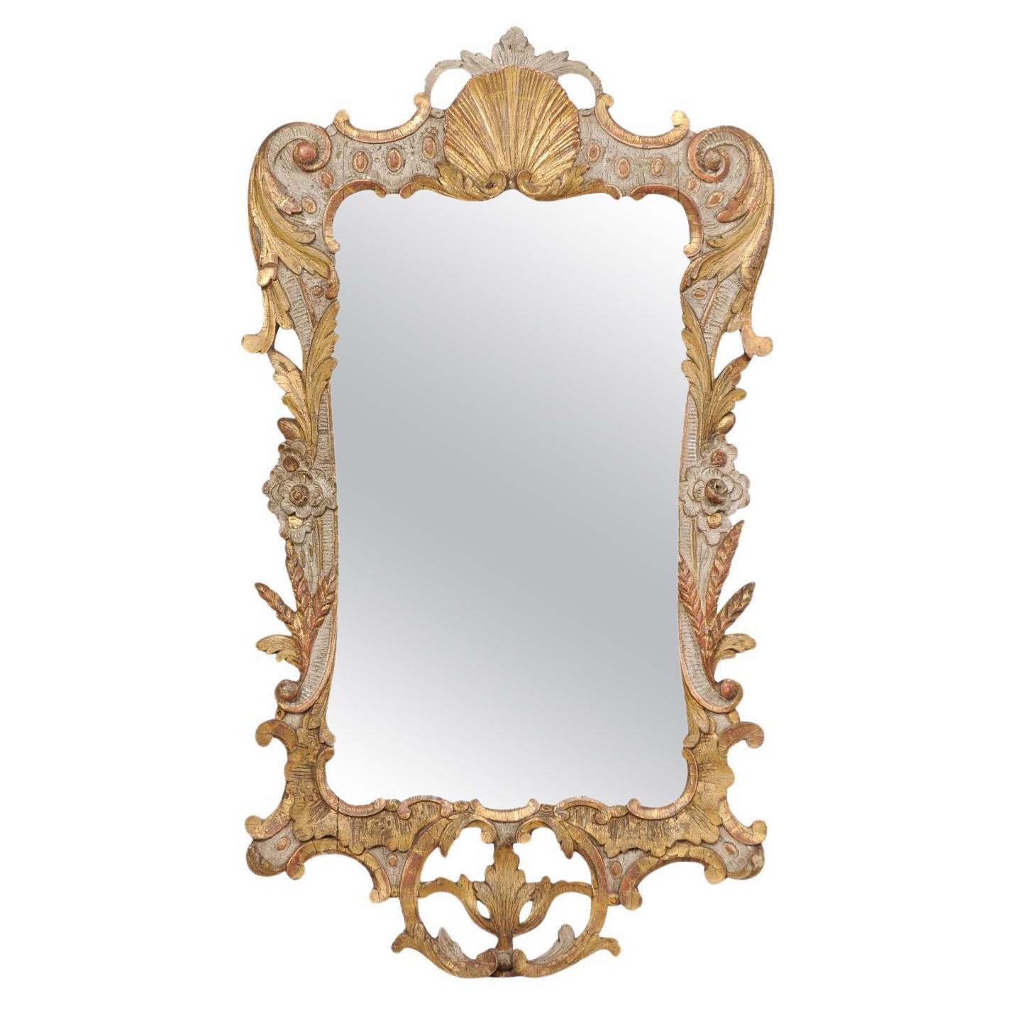 French Georgian Style Mirror, Late 18th C. For Sale