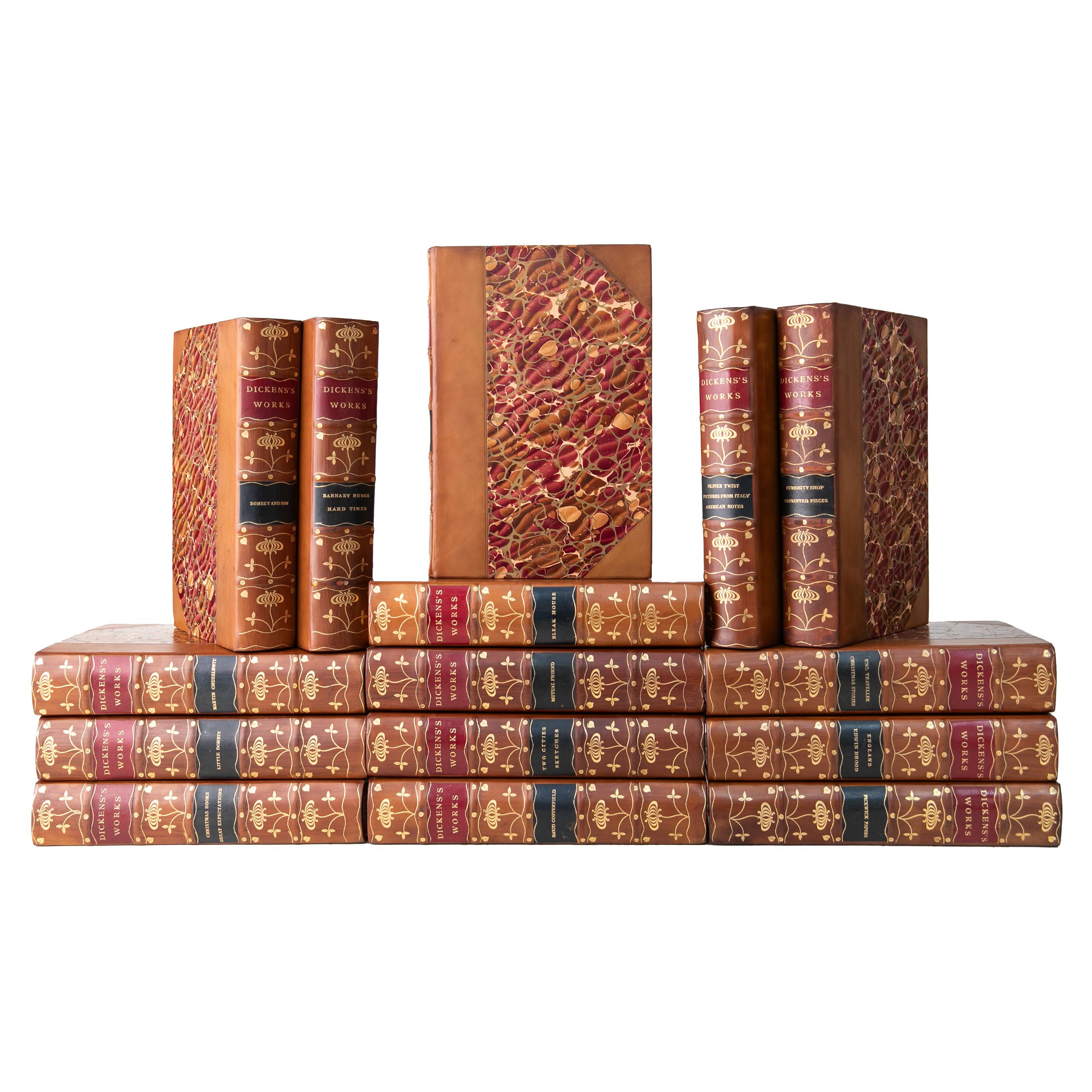 15 Volumes. Charles Dickens, The Works.