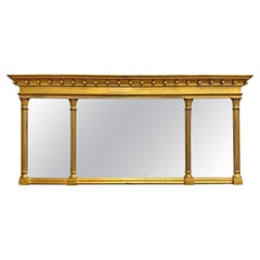 19th Century American Federal Style Overmantel Mirror