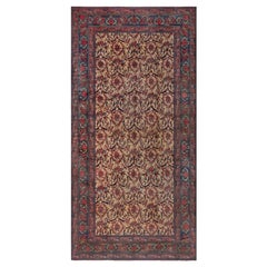 Authentique tapis persan Bidjar du 19ème siècle fait à la main