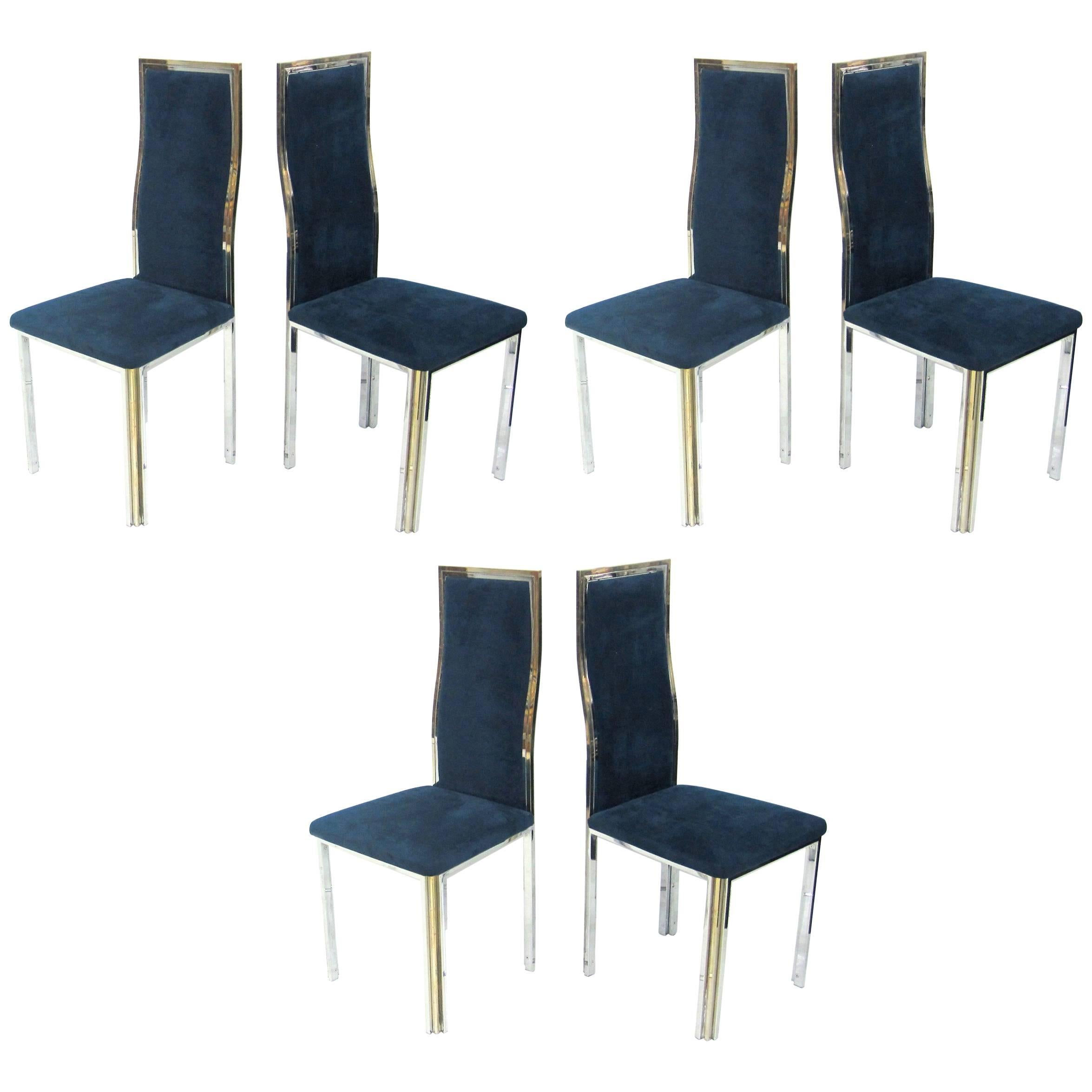 Six Mid-Century Romeo Rega Dining Chairs