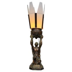 Art Deco Joan of Arc Table Lamp