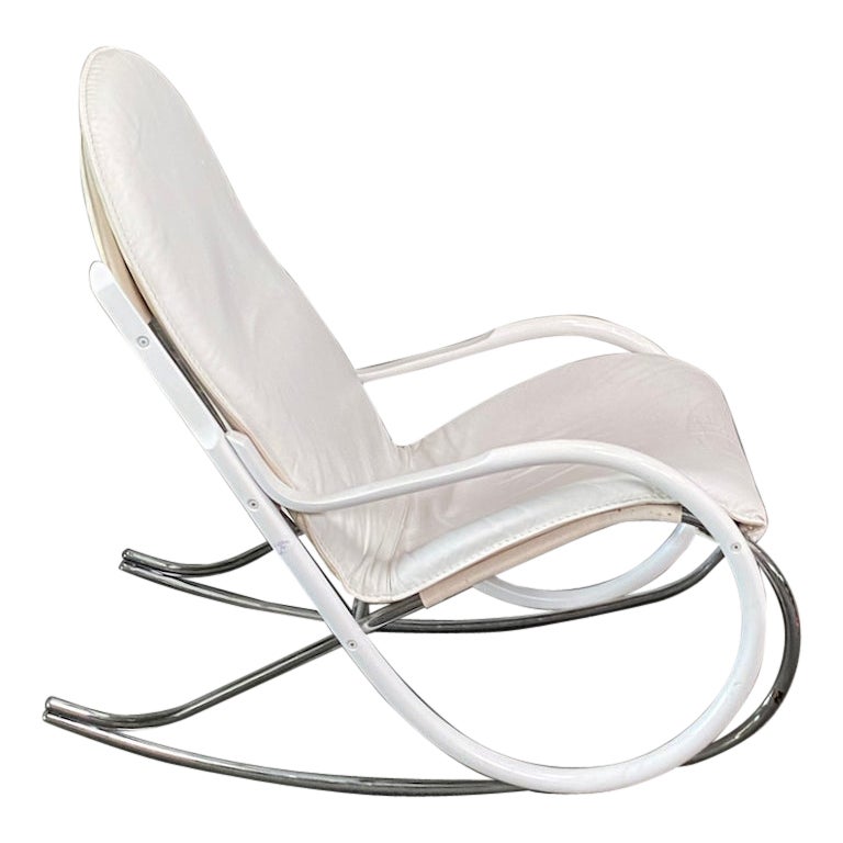 NONNA rocking chair by PAUL TUTTLE for STRÄSSLE INT. (WK WOHNEN)- 1970'S For Sale