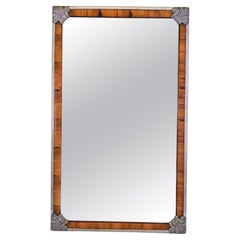 Small Wall Mirror, Sweden, 19th Century - Swedish Grace - Pewter