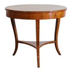 Antique Italian, Tuscan, Neoclassical Period Fruitwood Center Table, ca. 1820