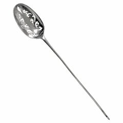 George I Silver rat-tail Mote Spoon C.1725.