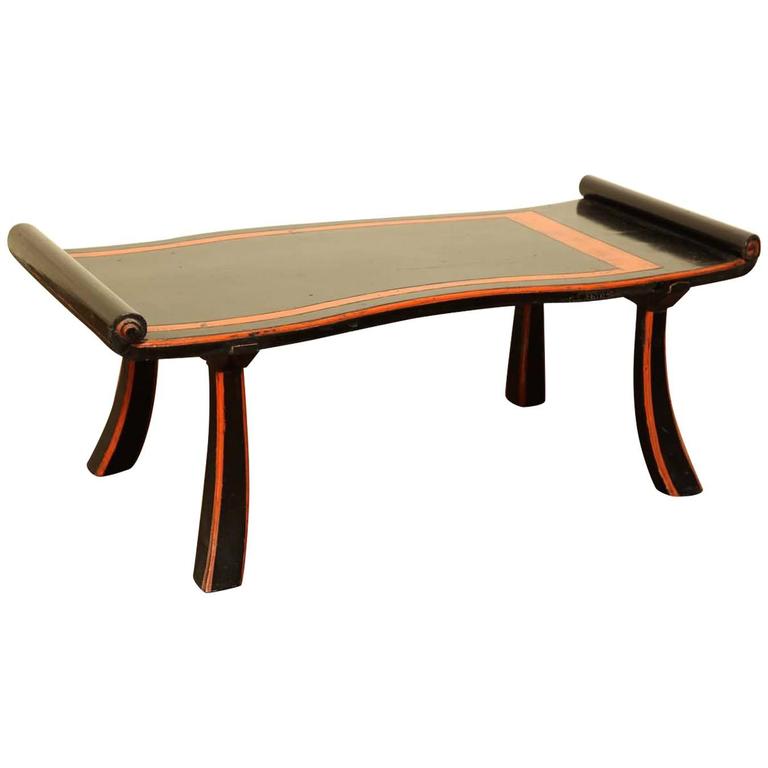 Chinese Lacquer Monk's Scroll Table For Sale at 1stDibs