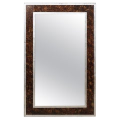 Artisan 5 Ft. Großer Spiegel mit Eglomisé-Umrandung in Schildpatt - kann individuell gestaltet werden!
