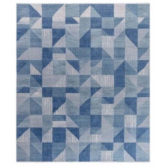 Tapis géométrique contemporain de Doris Leslie Blau