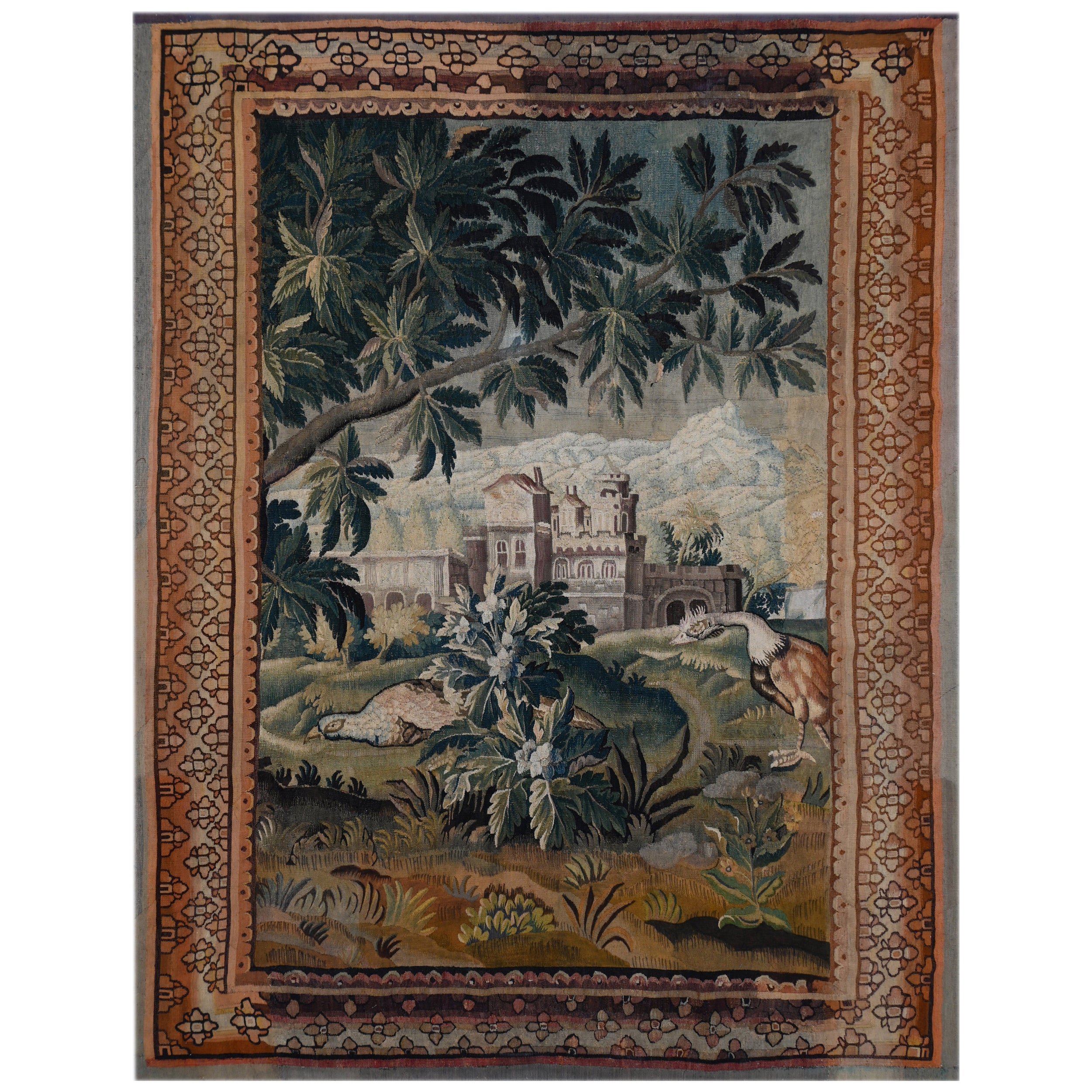 Tapisserie d'Aubusson 18ème siècle - 2m67Hx1m97L - N° 1386