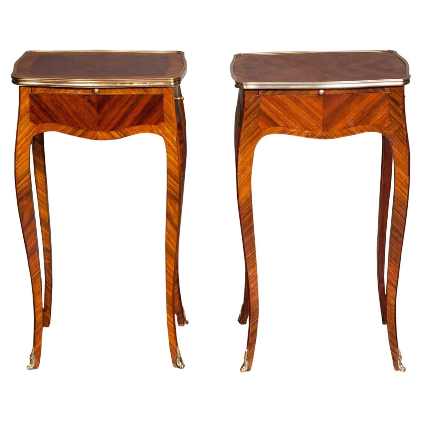 Pair of Louis XV Style Side Tables