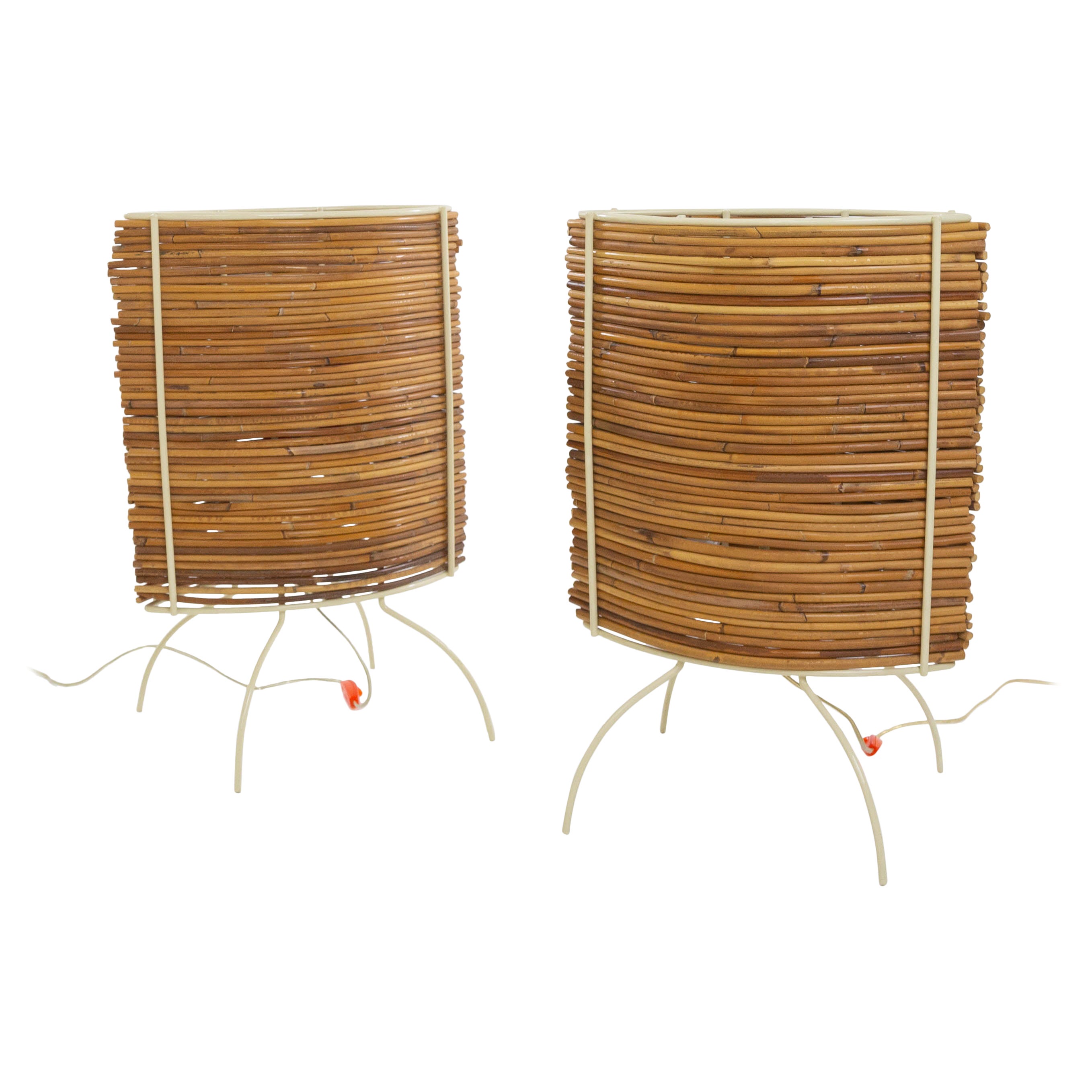 Large Bambù table lamps by Humberto & Fernando Campana for Candle, 2000s