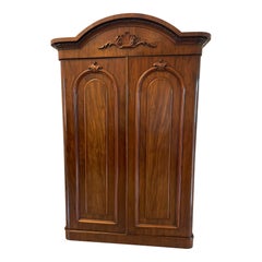 Outstanding Quality Antique Victorian Figured Mahogany Wardrobe 