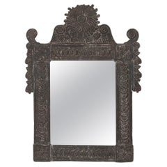 1900s French Metal Mirror