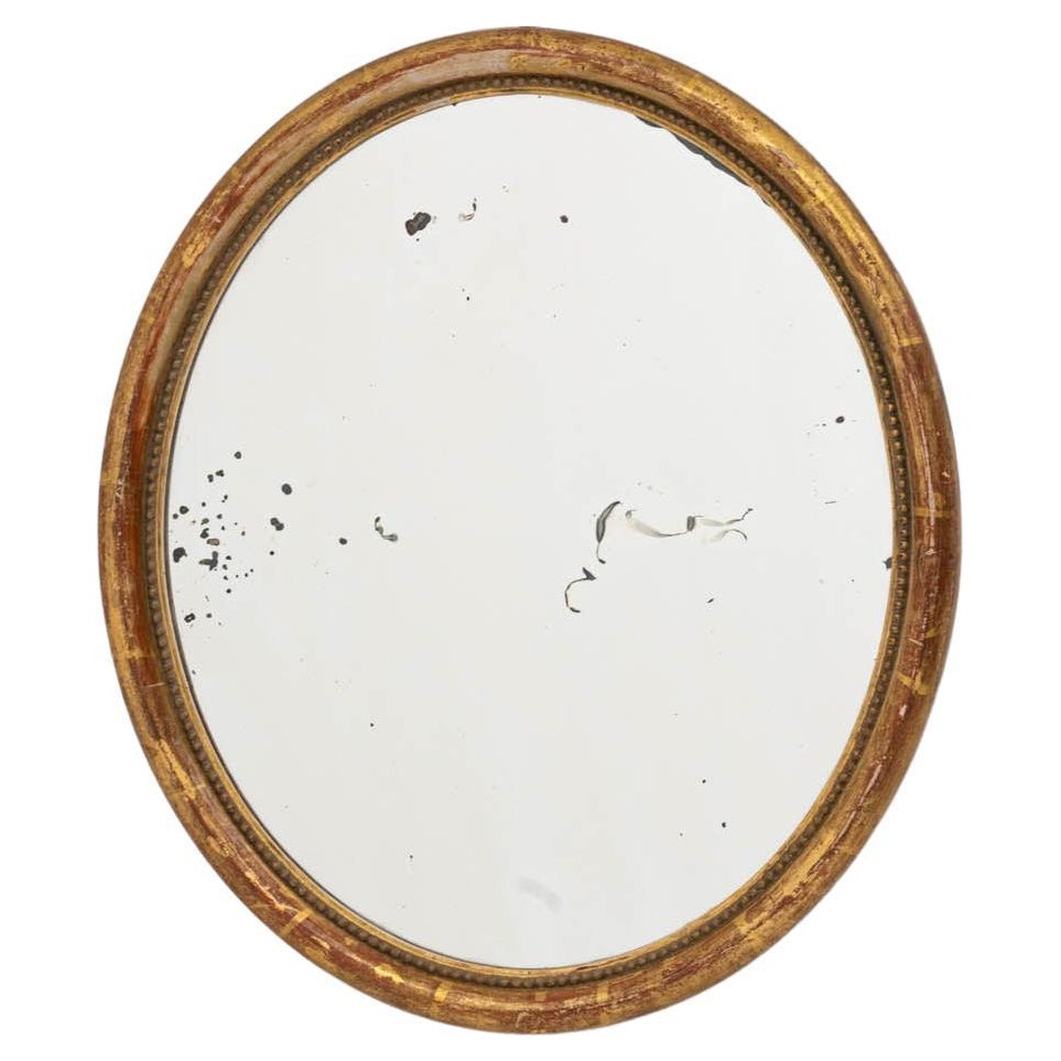 19. Jahrhundert Französisch vergoldet Wood Mirror