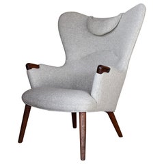 Used Hans Wegner AP 28 "Mama Bear" Lounge Chair for AP Stolen, ca. 1950's Denmark