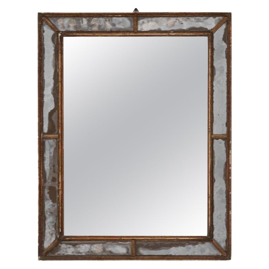 Early 20th Century Italian Wooden Mirror For Sale