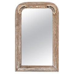 Specchio francese in legno patinato del XIX secolo