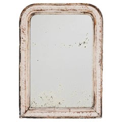 Retro 19th Century French Wood Patinated Mirror