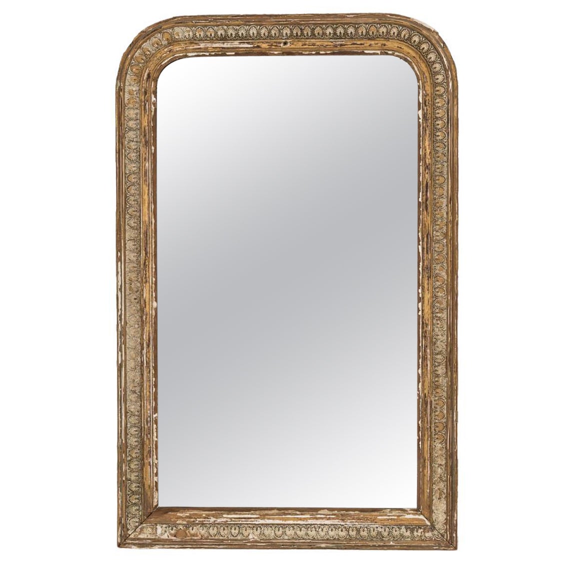 19th Century French Wooden Mirror For Sale