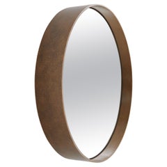 Dorian Gray Round Coppery Mirror