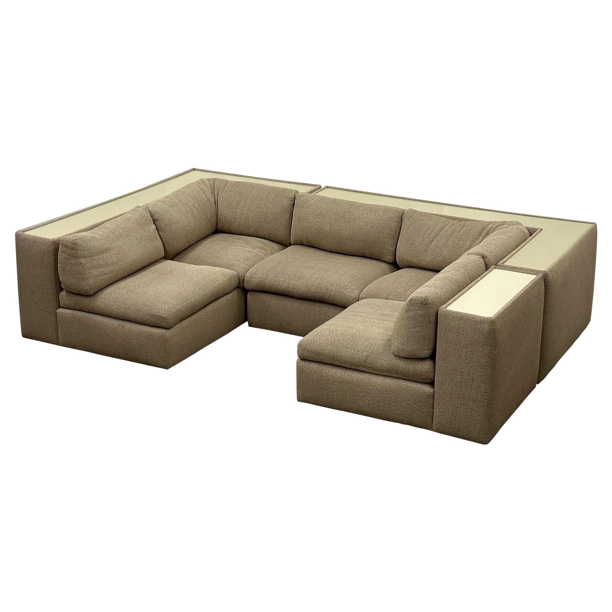 Monumental Playpen Modular Sectional by Milo Baughman for Thayer Coggin For Sale