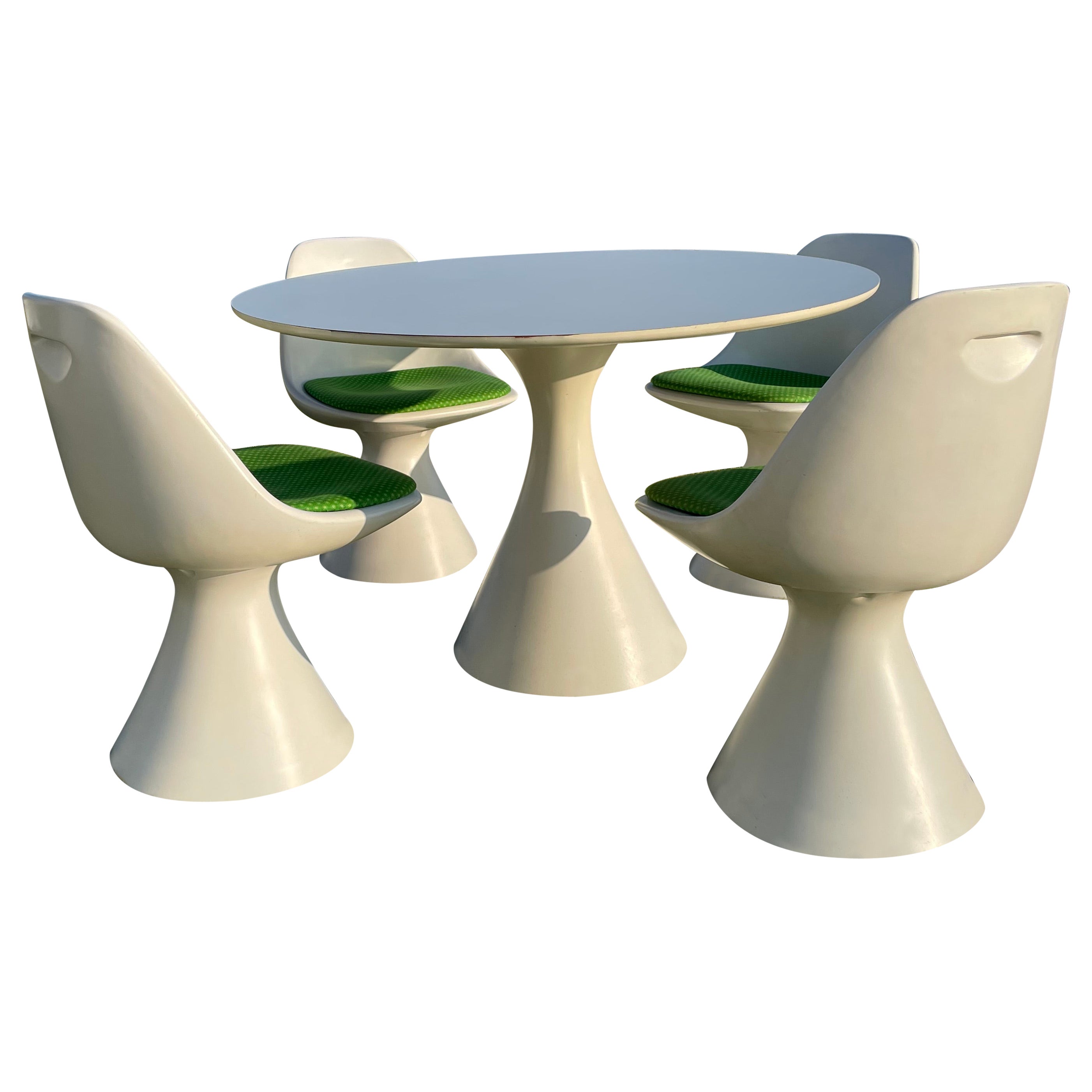 Mid Century Dining Set by Hollen Inc. For Sale