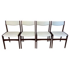 Set of 4 Mid-Century Modern Danish Dining Room Chairs 