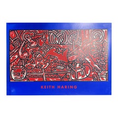 Affiche lithographique Pop Shop te Neues de Keith Haring, NYC, Red Room, 1993