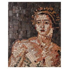 Mosaïque de portraits pierre naturelle