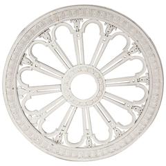 Large Antique Pine and Plaster Ceiling Roses