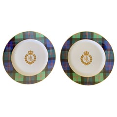 Piatti da pranzo Ralph Lauren Knockhill Tartan Plaid, coppia
