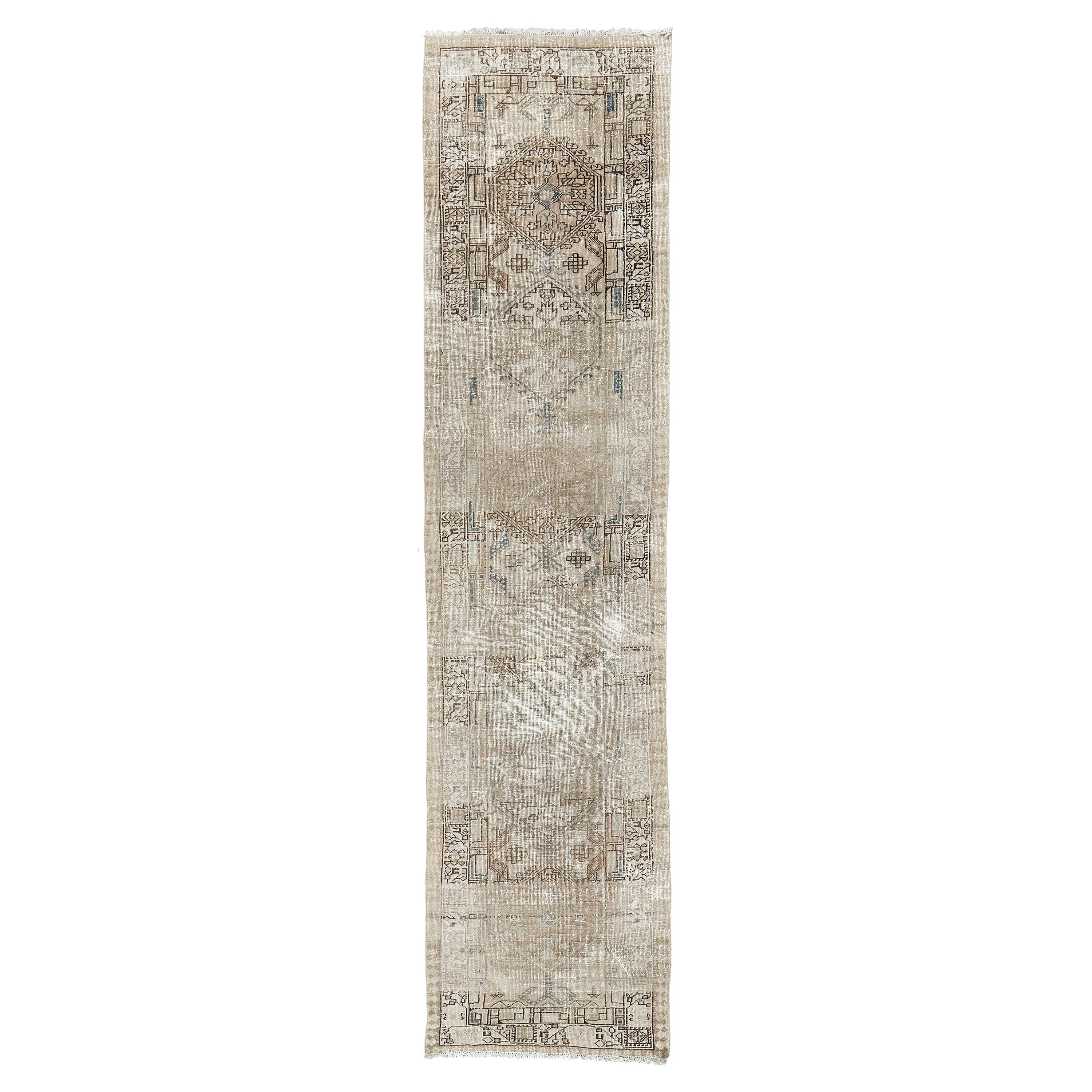 Antique Persian Sarab Runner 29756 For Sale