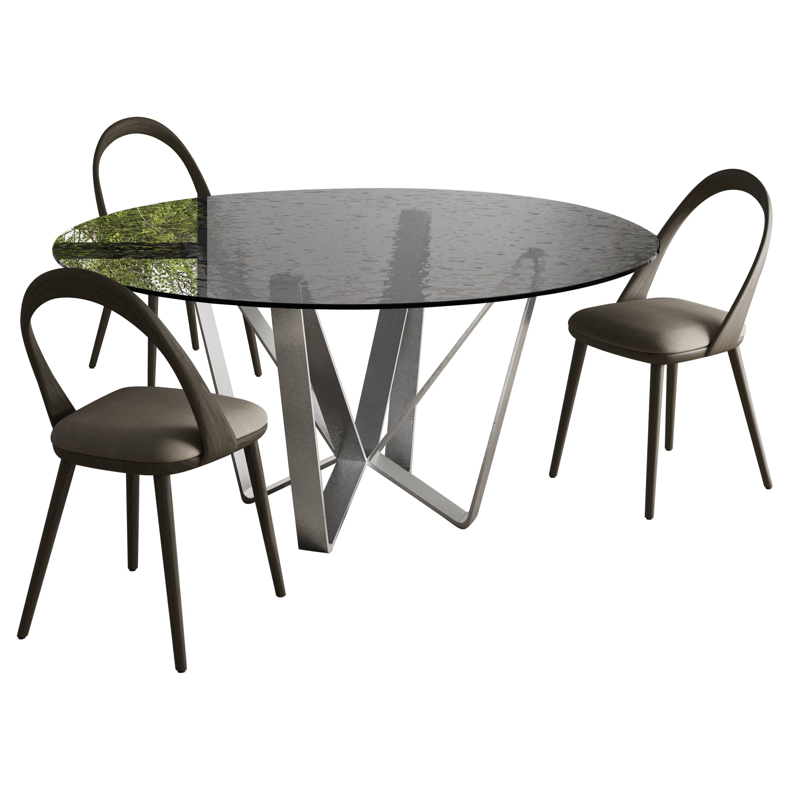 Zefiro Dining Table by Chinellato Design For Sale