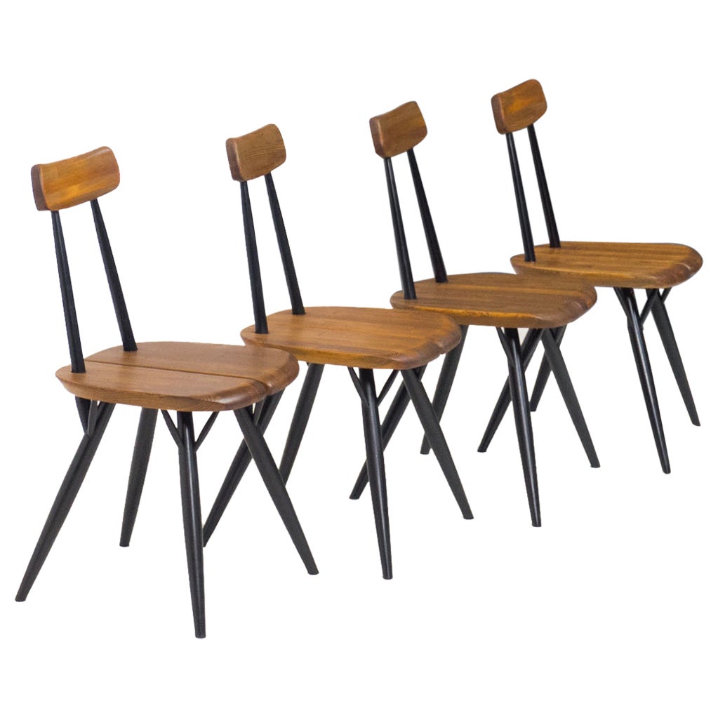 Laukaan Puu set of four ‘Pirkka’ dining chairs – Ilmari Tapiovaara