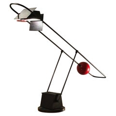 A RADICAL POST-MODERN TABLE LAMP, von MAISON LUCIEN GAU, Frankreich 1980