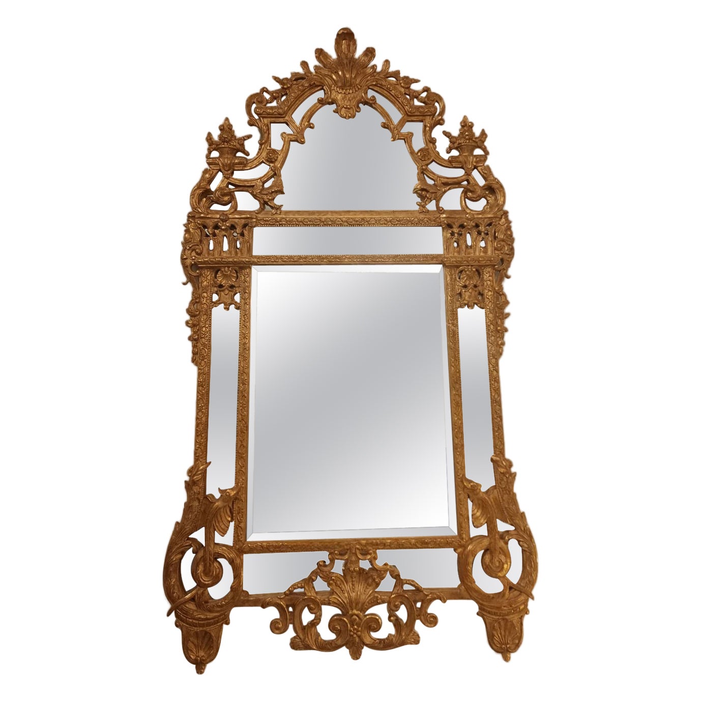 Louis XV Style Giltwood Mirror 