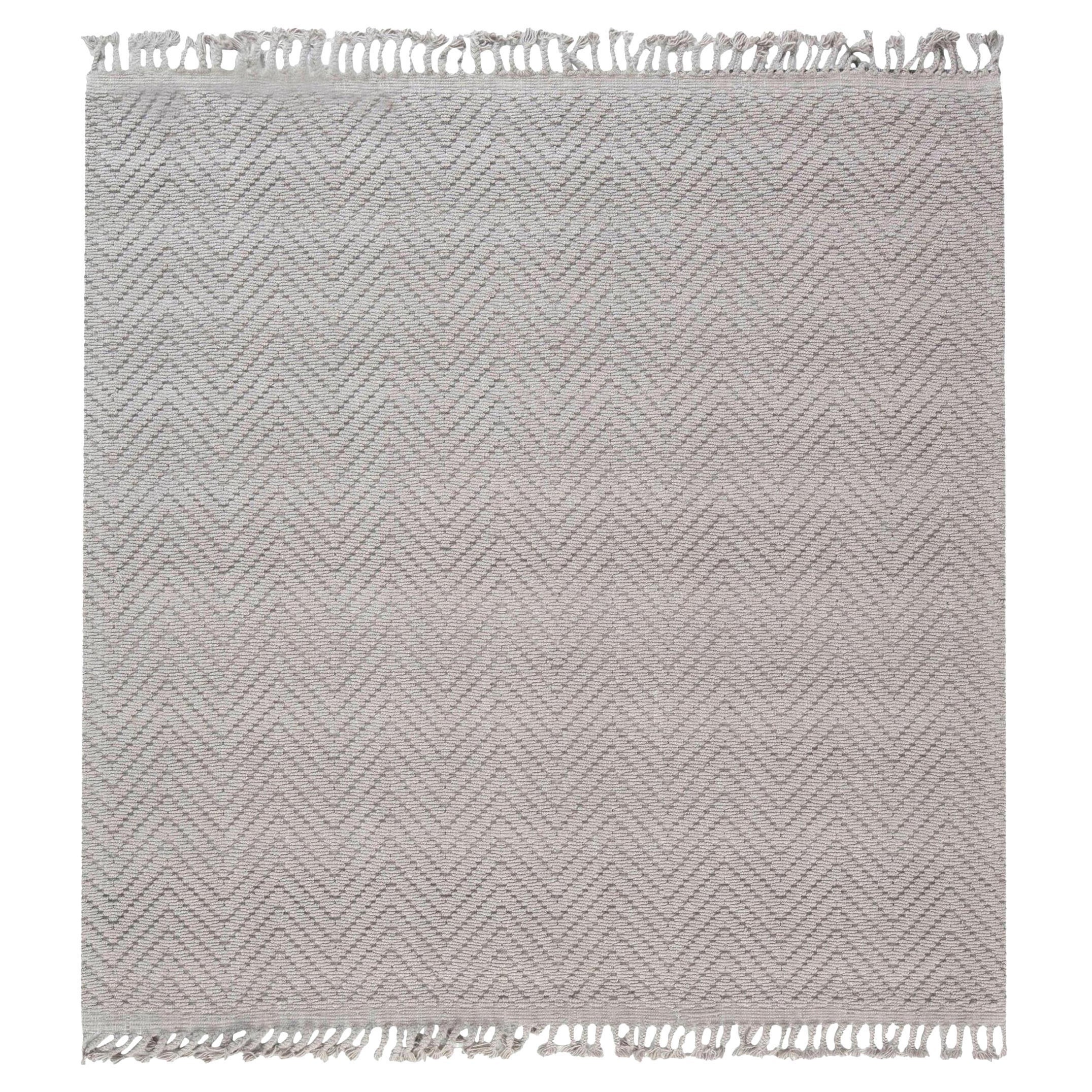 Moderner Bauer-Kollektion-Teppich im Fischgrät-Design von Doris Leslie Blau im Angebot