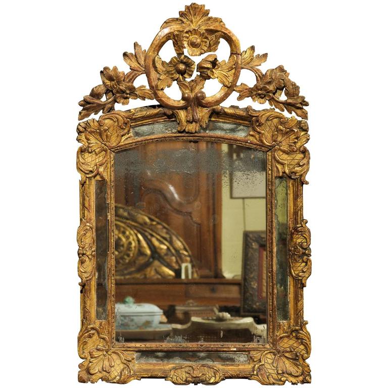French Early 18th Century Church Altar Mirror For Sale at 1stdibs