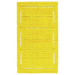 Modern Tulu Bright Yellow Hand Knotted Wool Rug by Doris Leslie Blau