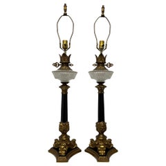 Vintage Pair of Empire Style Lamps