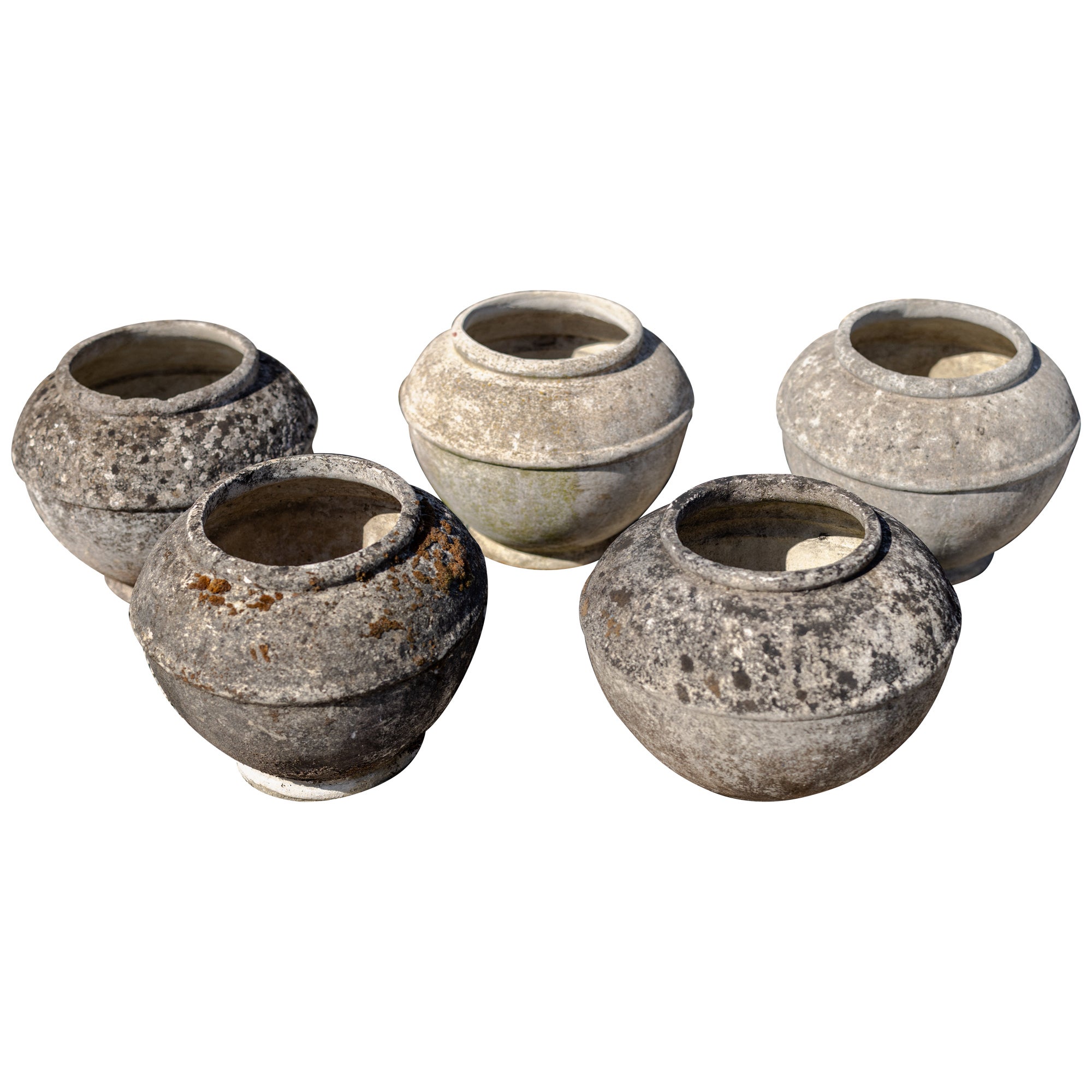 A Collection of Concrete Vases by Willy Guhl, 1960's, Switzerland For Sale