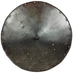 Large Engraved 17th Century European Shield
