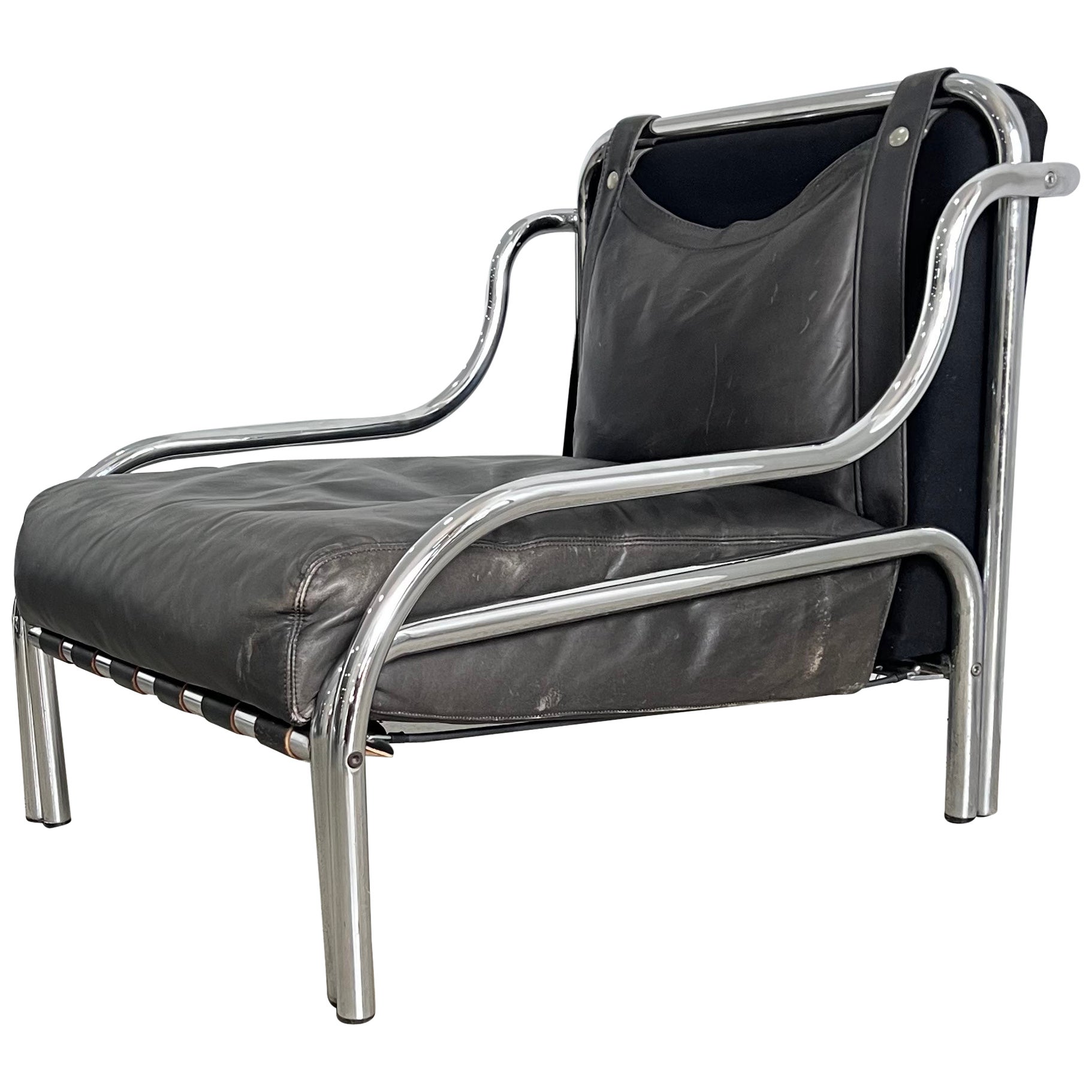 „La Stringa“ von Gae Aulenti für Poltronova, Sofa mit zwei Sesseln, 1960er Jahre