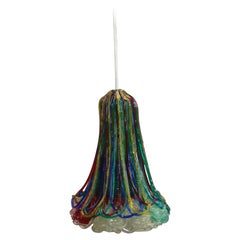 Colgante o Farol de Lucita Hilada Moderno de Mitad de Siglo