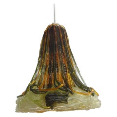 Mid Century Modern Spun Lucite Pendant or Lantern
